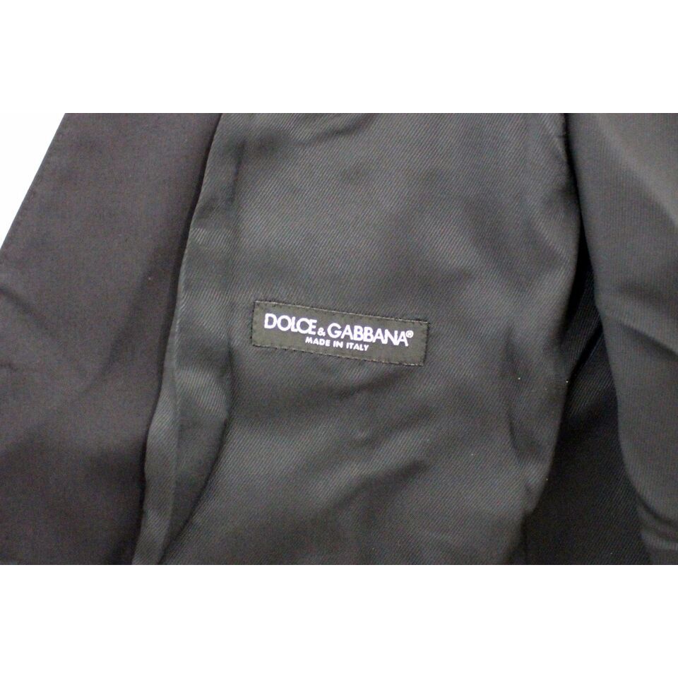 Dolce & Gabbana Blue Cotton Stretch Dress Vest