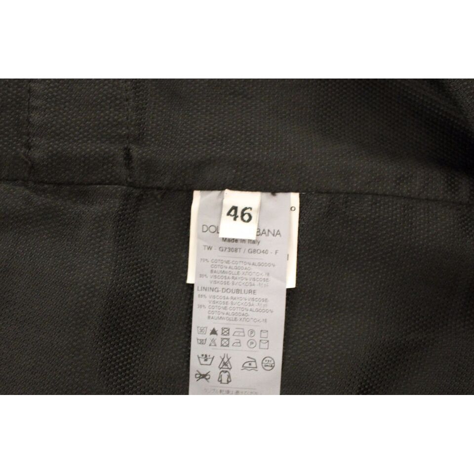 Dolce & Gabbana Black Cotton Dress Vest for Timeless Style