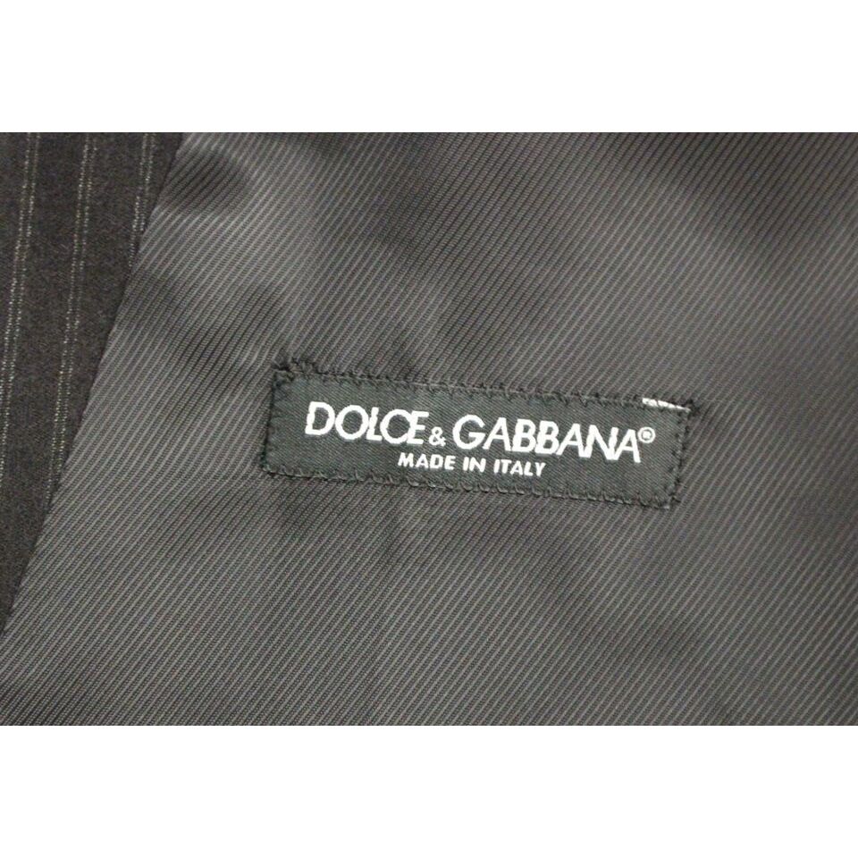 Dolce & Gabbana Black Wool Dress Vest