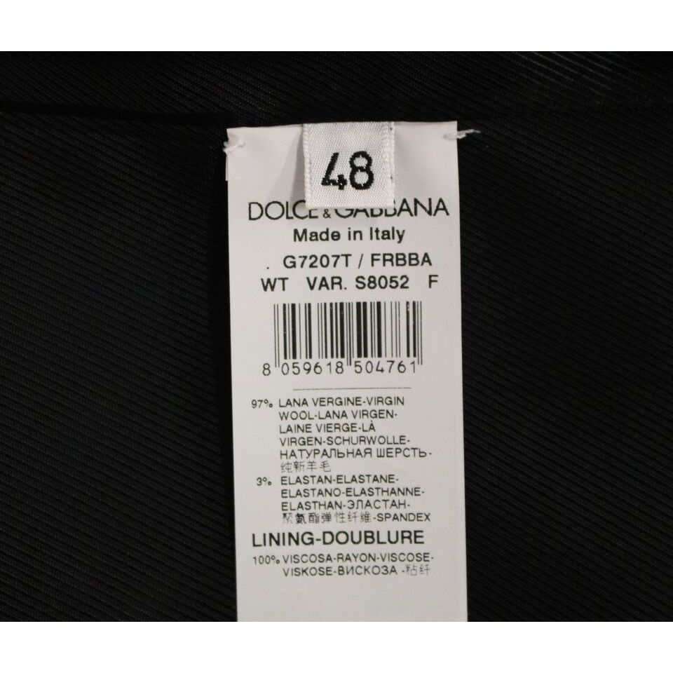 Dolce & Gabbana Gray Wool Dress Vest for Sophisticated Style
