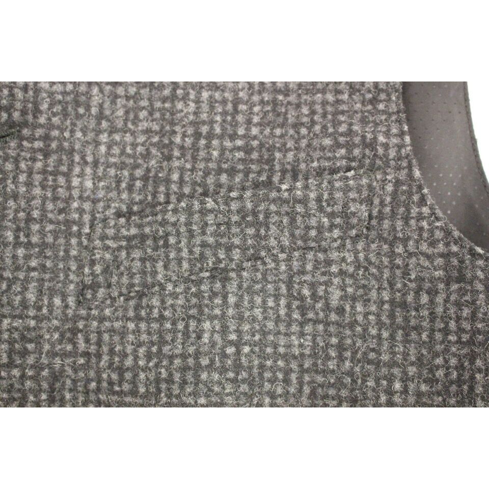 Dolce & Gabbana Elegant Gray Wool Blend Dress Vest - Luxury