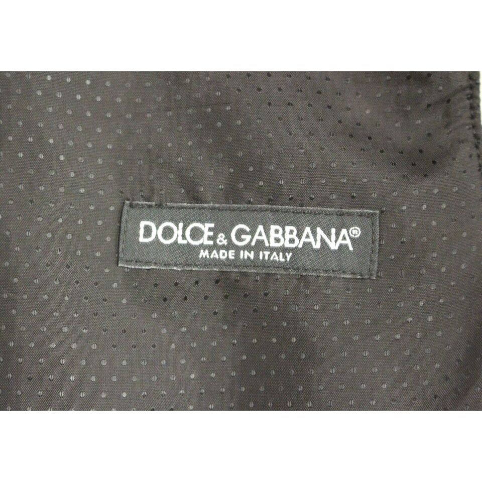 Dolce & Gabbana Gray Wool Blend Dress Vest