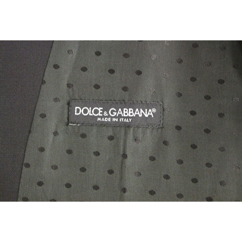 Dolce & Gabbana Black Wool Formal Dress Vest