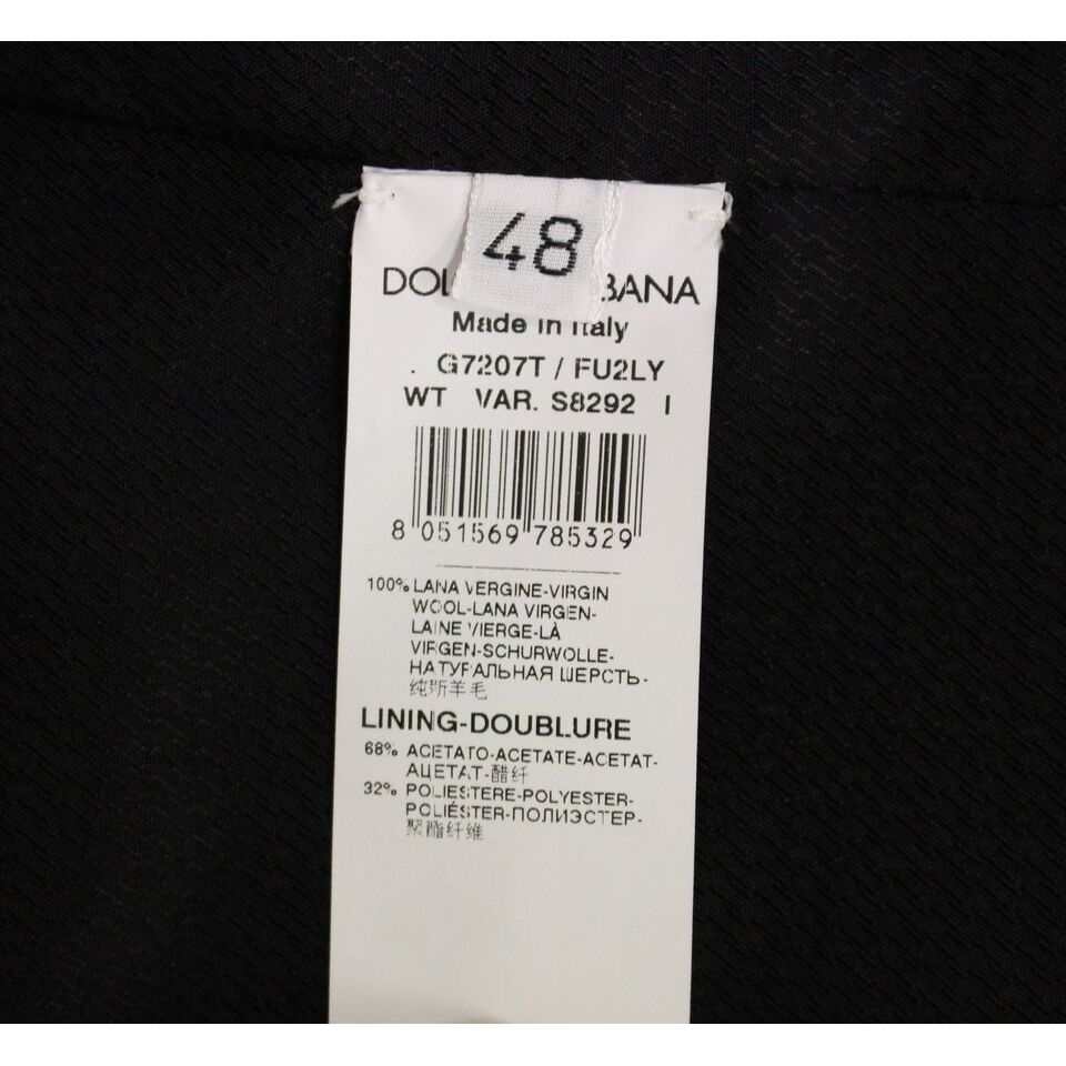 Dolce & Gabbana Gray Wool Formal Vest for Sophisticated Style