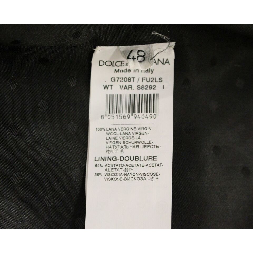 Dolce & Gabbana Gray Wool Formal Dress Vest
