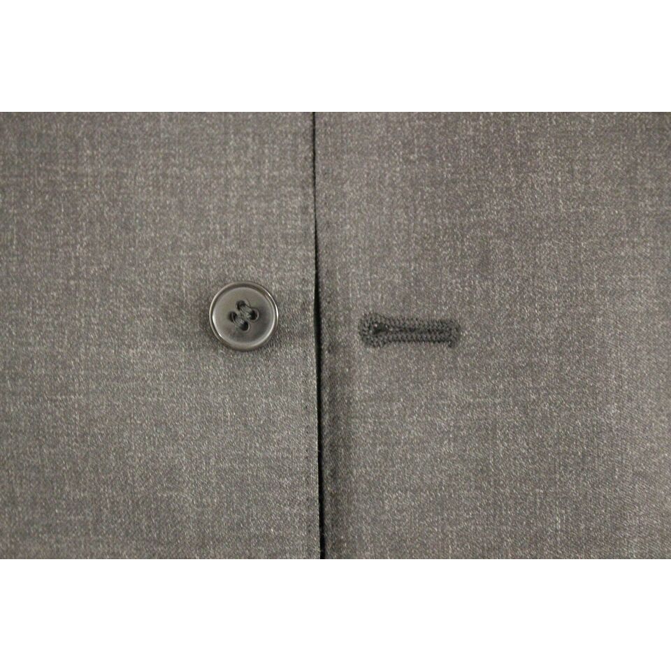 Dolce & Gabbana Gray Wool Formal Dress Vest