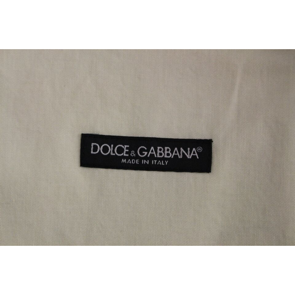 Dolce & Gabbana Black Cotton Manchester Dress Vest