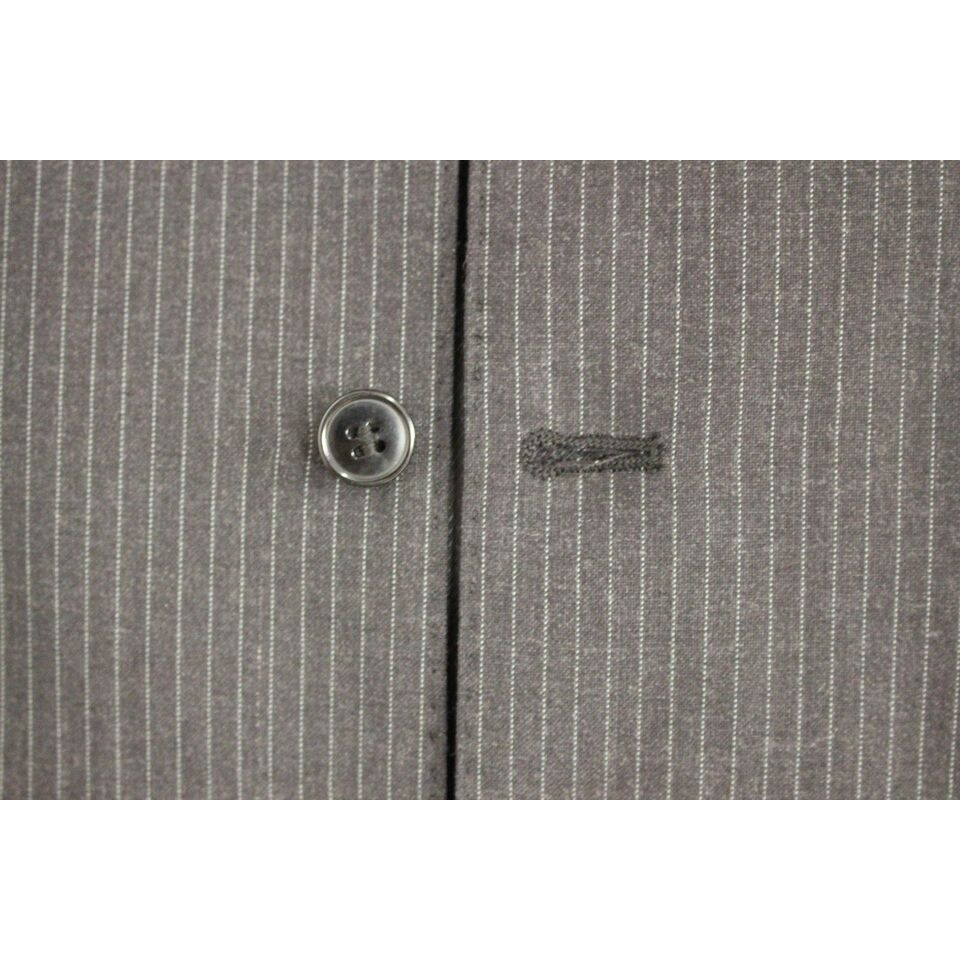 Dolce & Gabbana Gray Wool Dress Vest for Sophistication