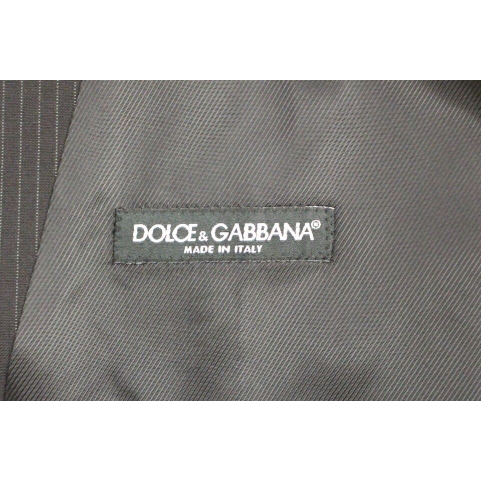 Dolce & Gabbana Black Wool Dress Vest