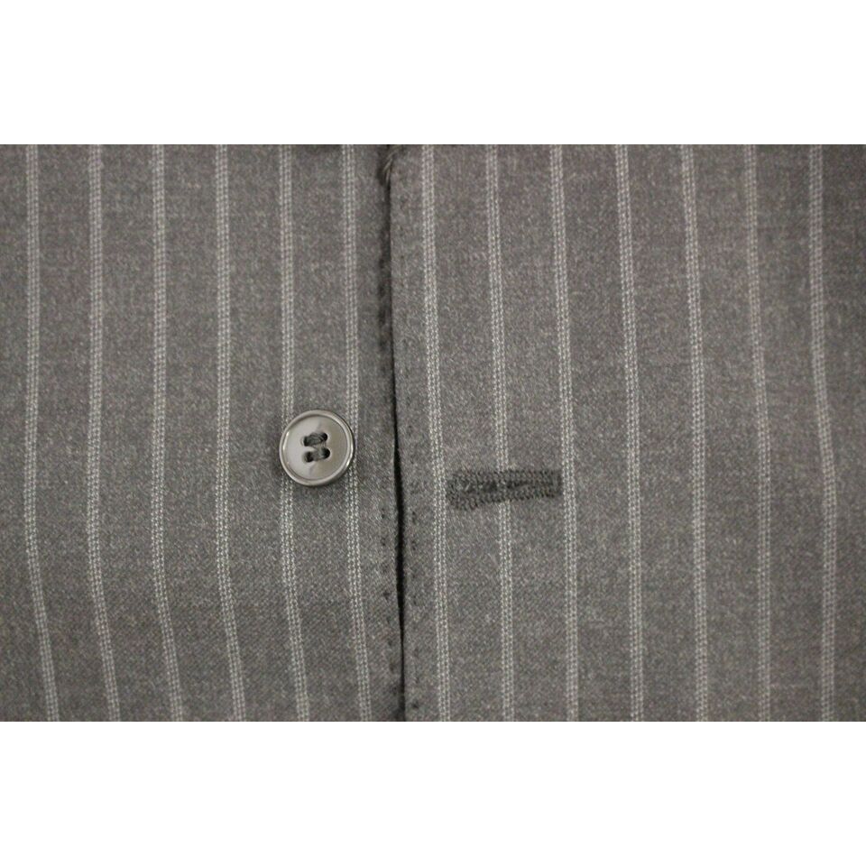Dolce & Gabbana Gray Wool Dress Vest