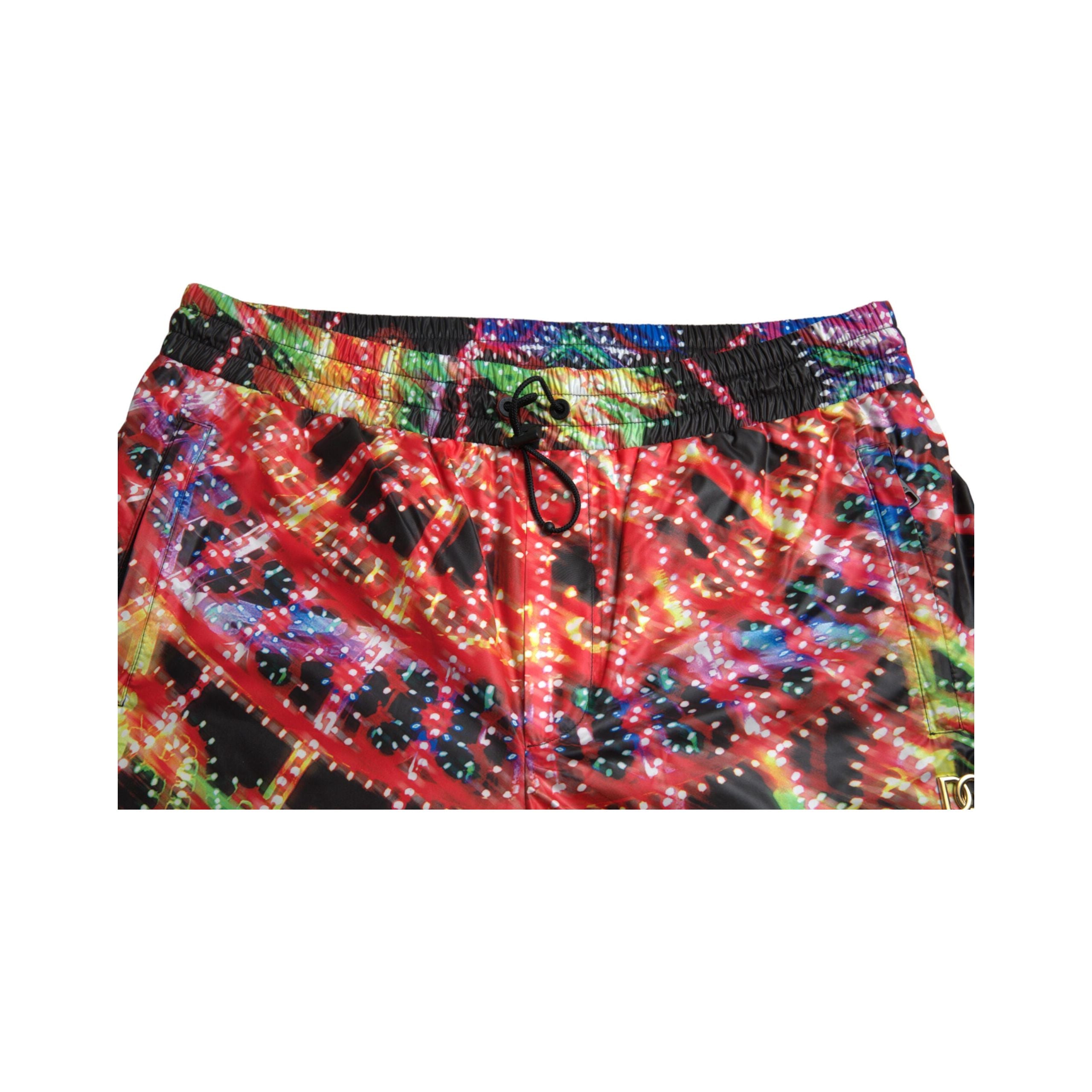 Dolce & Gabbana Multicolor Cotton Bermuda Shorts