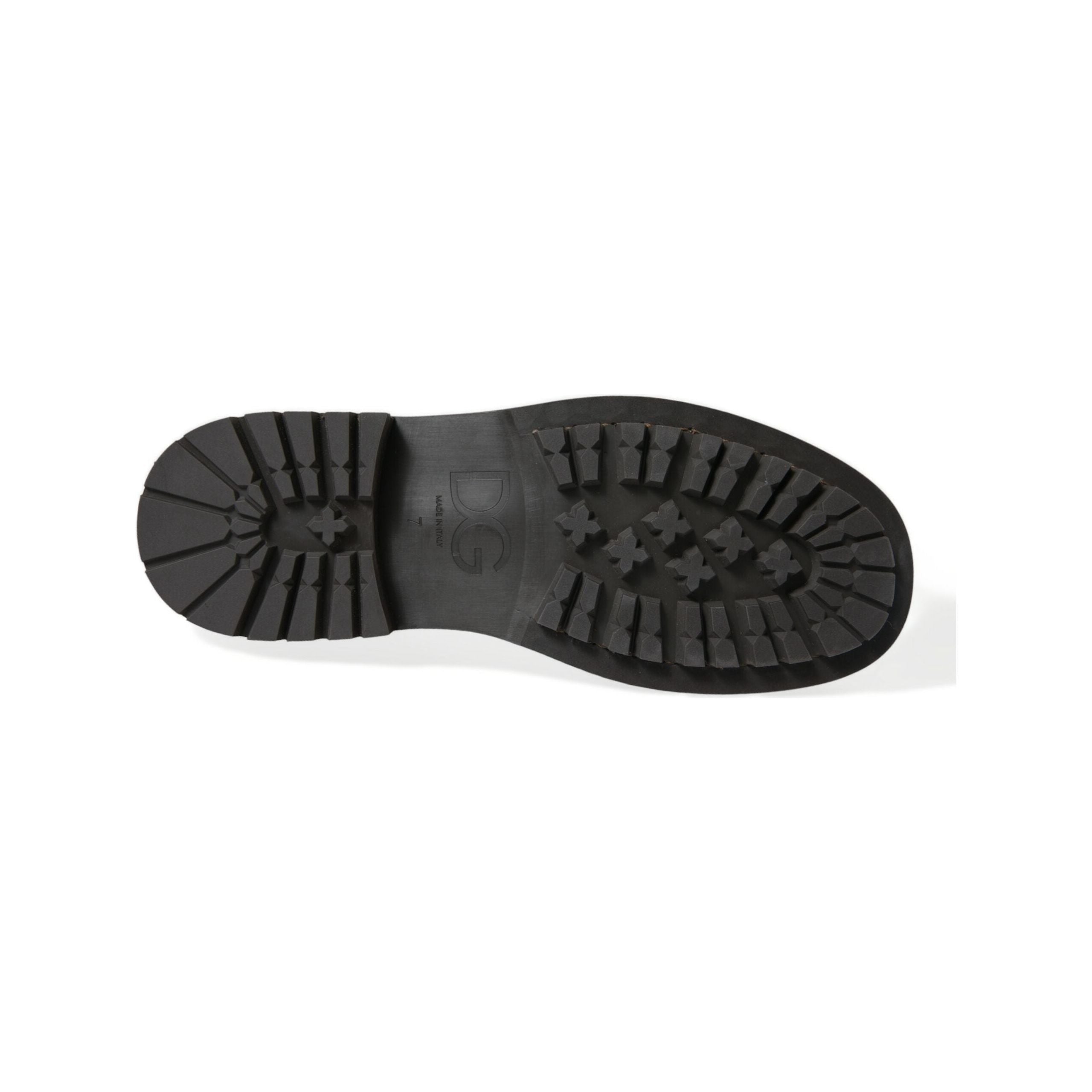 Dolce & Gabbana Black Leather Derby Dress Shoes
