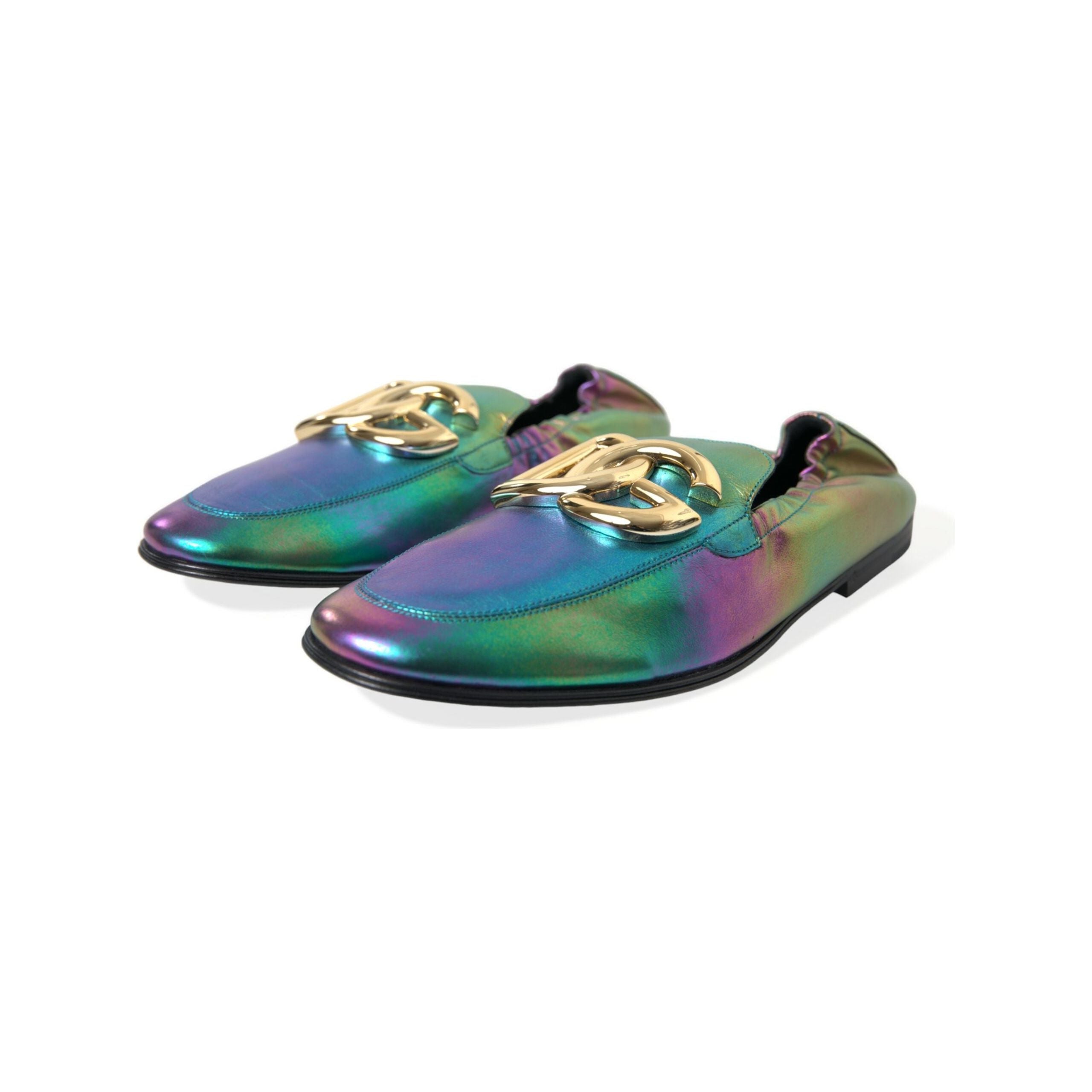 Dolce & Gabbana Iridescent Calfskin Loafers for Gents