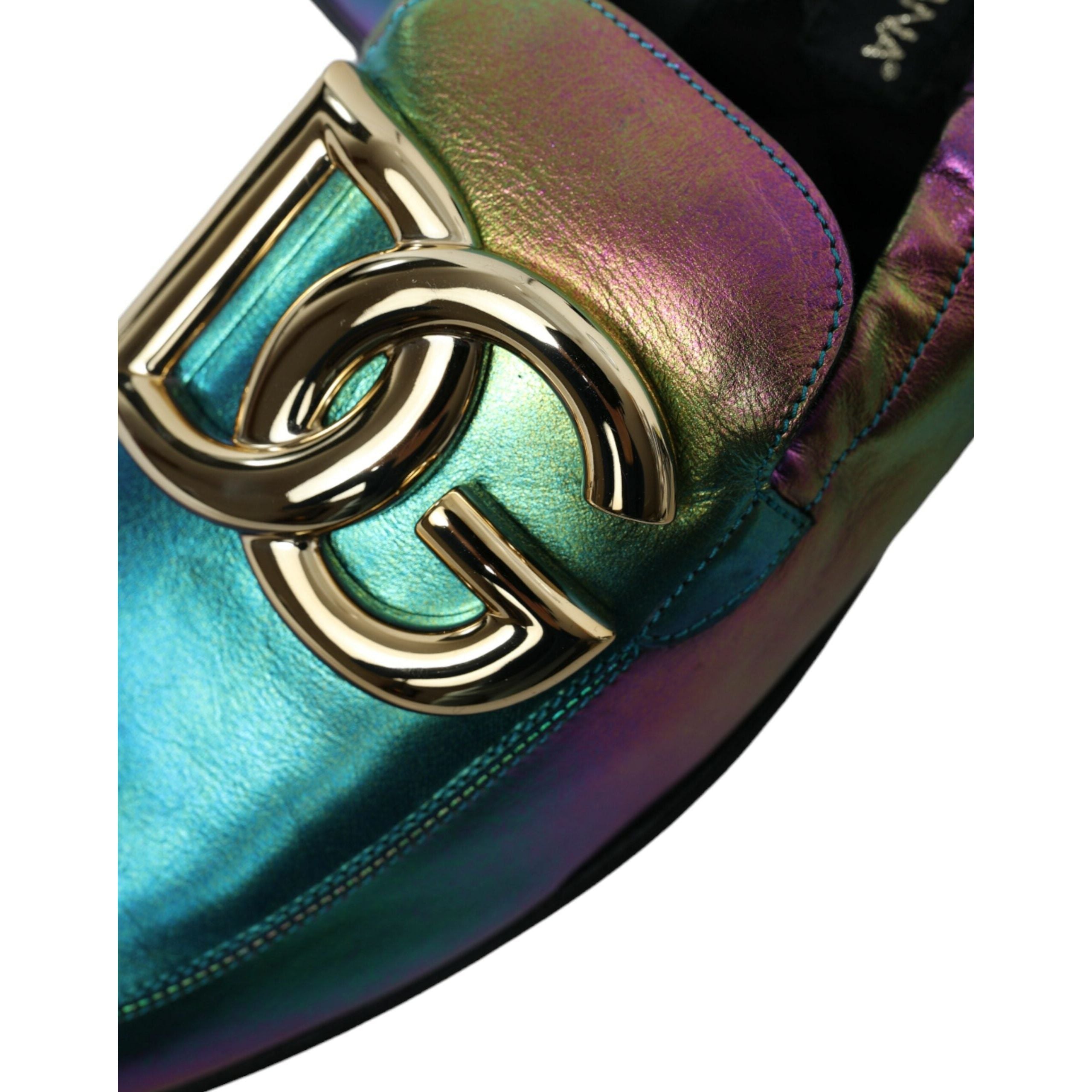 Dolce & Gabbana Iridescent Calfskin Loafers for Gents
