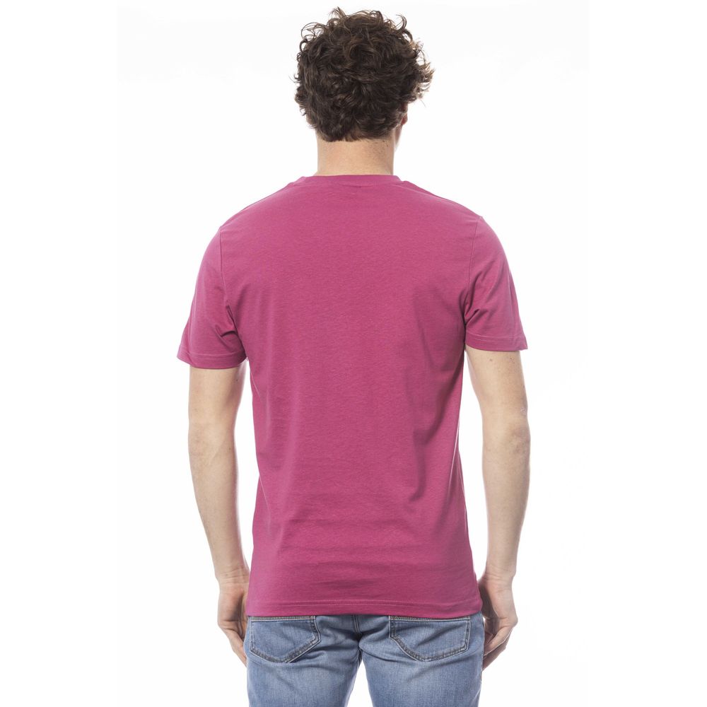 Invicta Purple Cotton T-Shirt for Sophisticated Style