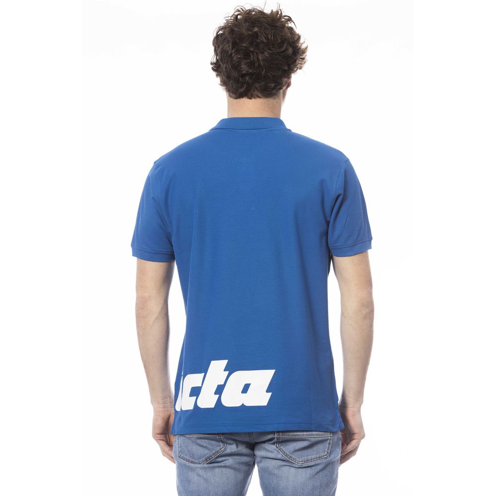 Invicta Blue Cotton Polo Shirt - Timeless Sophistication
