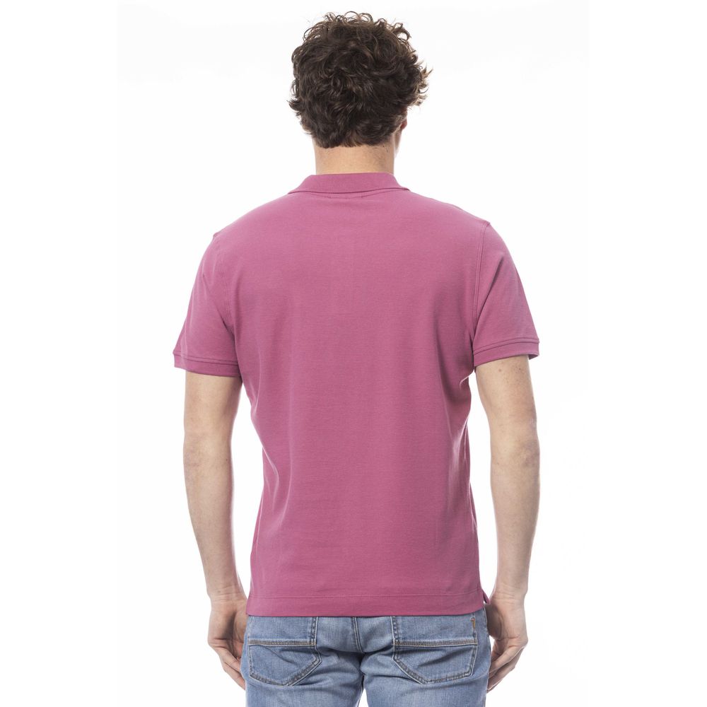 Invicta Purple Cotton Polo Shirt for Effortless Elegance