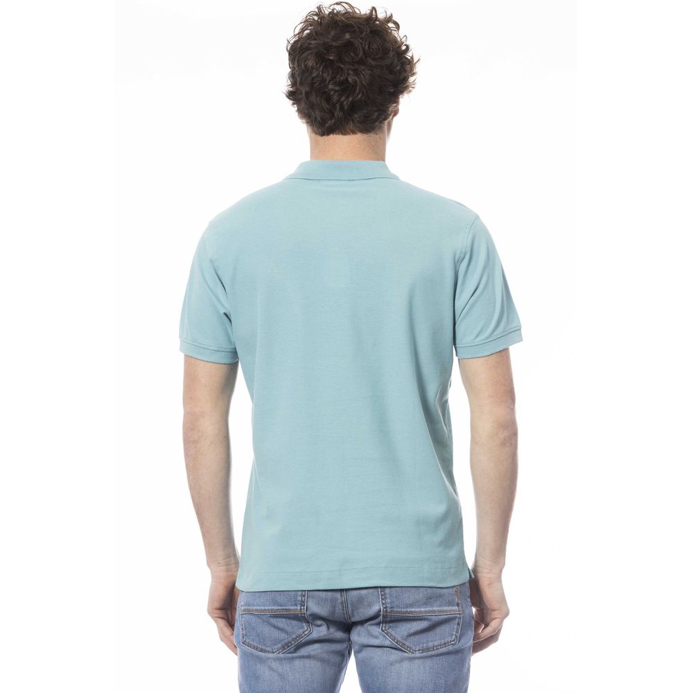 Invicta Light Blue Cotton Polo Shirt for Timeless Elegance