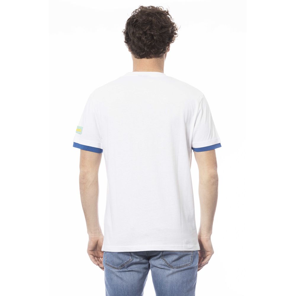 Invicta White Cotton T-Shirt for Effortless Elegance