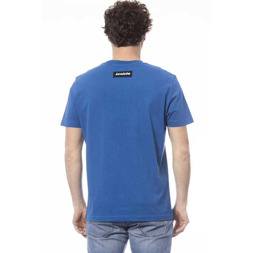 Invicta Blue Cotton T-Shirt Effortless Luxury Redefined