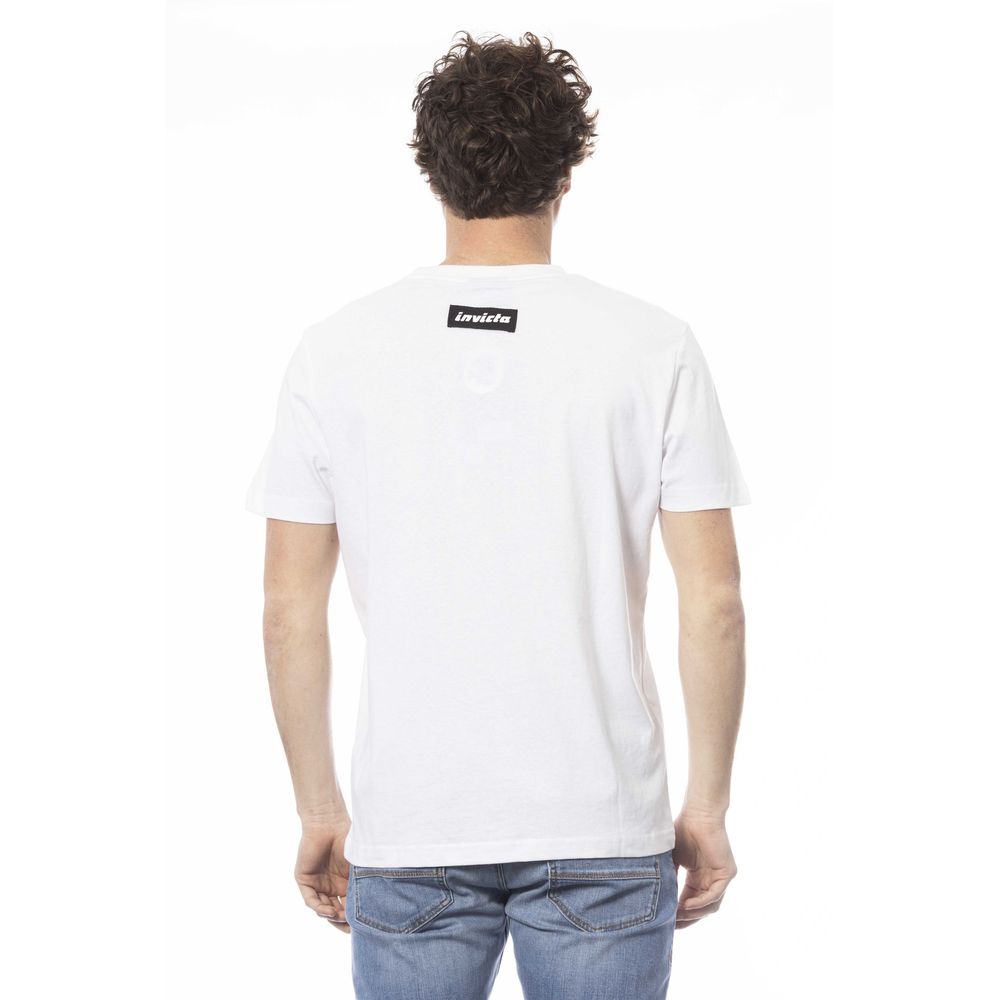 Invicta White Cotton T-Shirt - Effortless Luxury Style