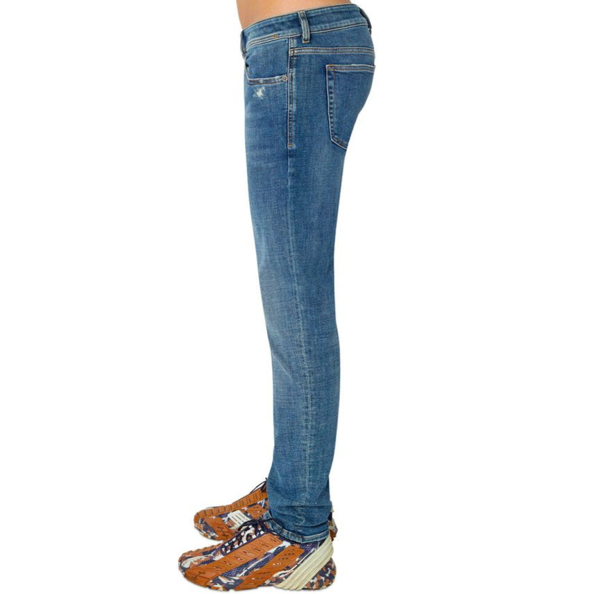 Diesel Black Stretch Denim Low Waist Skinny Jeans