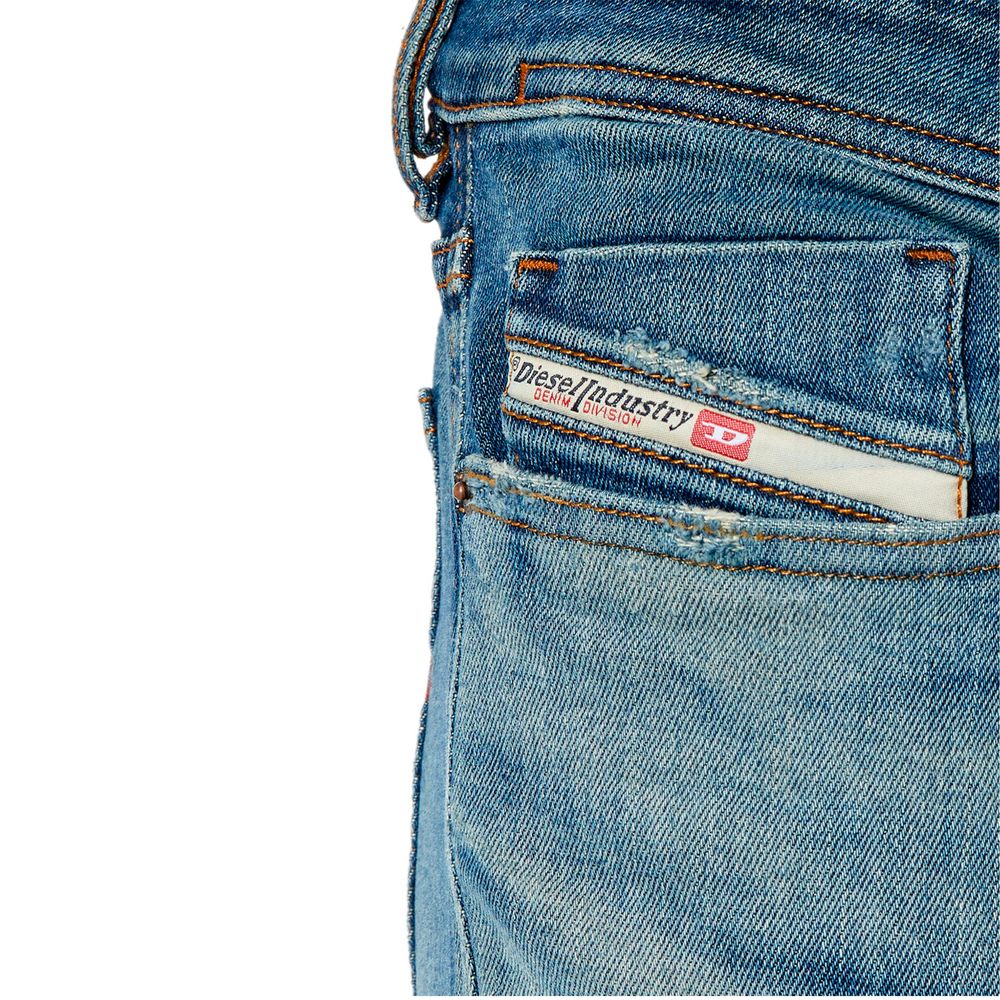 Diesel Medium Blue Stretch Denim Skinny Jeans