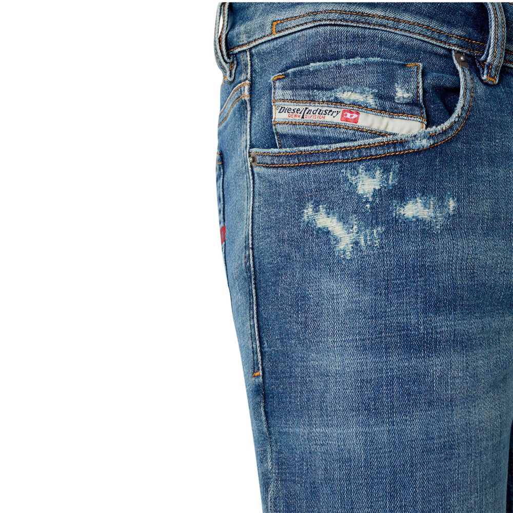 Diesel Black Stretch Denim Low Waist Skinny Jeans