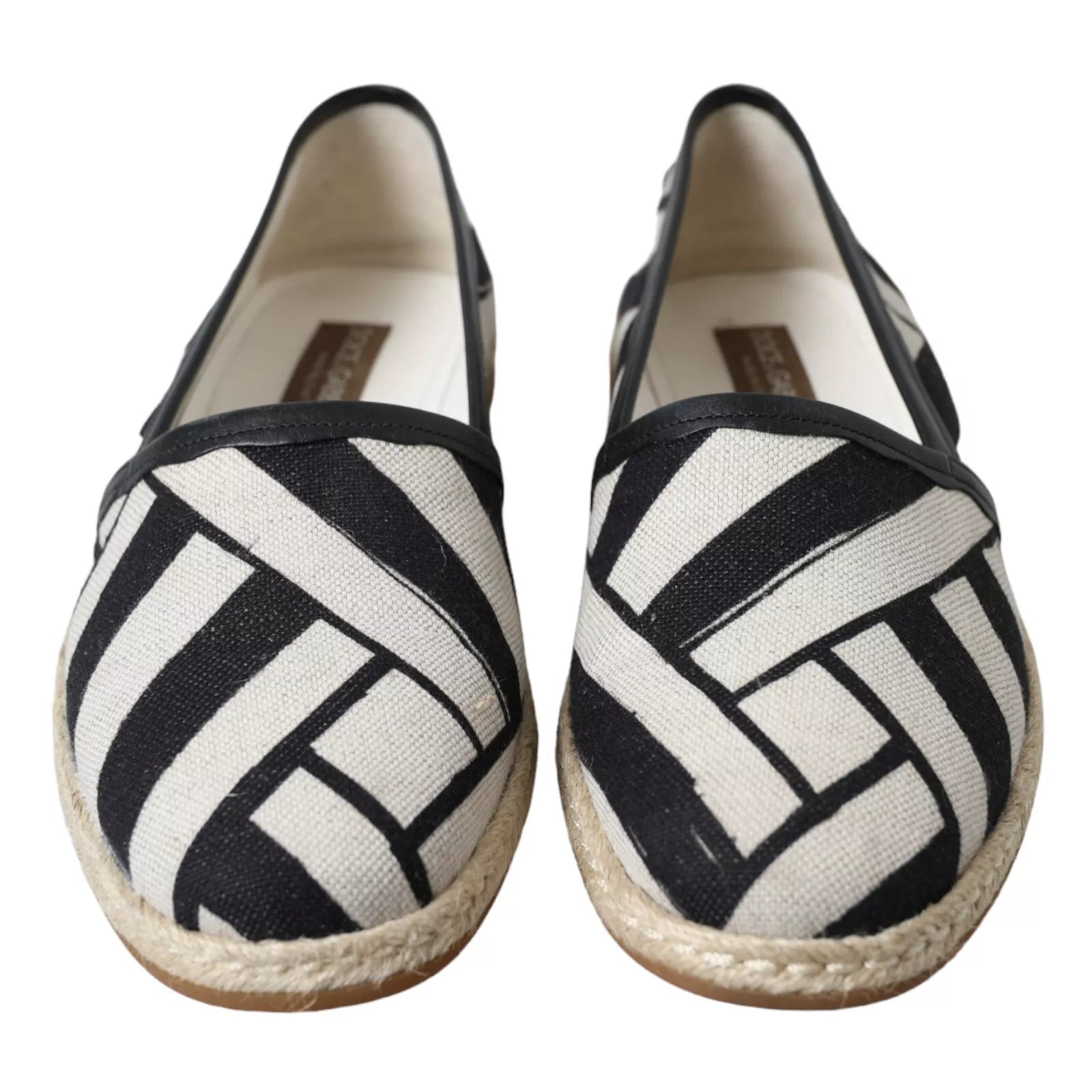 Dolce & Gabbana Blue Linen Leather Espadrilles for Luxe Style