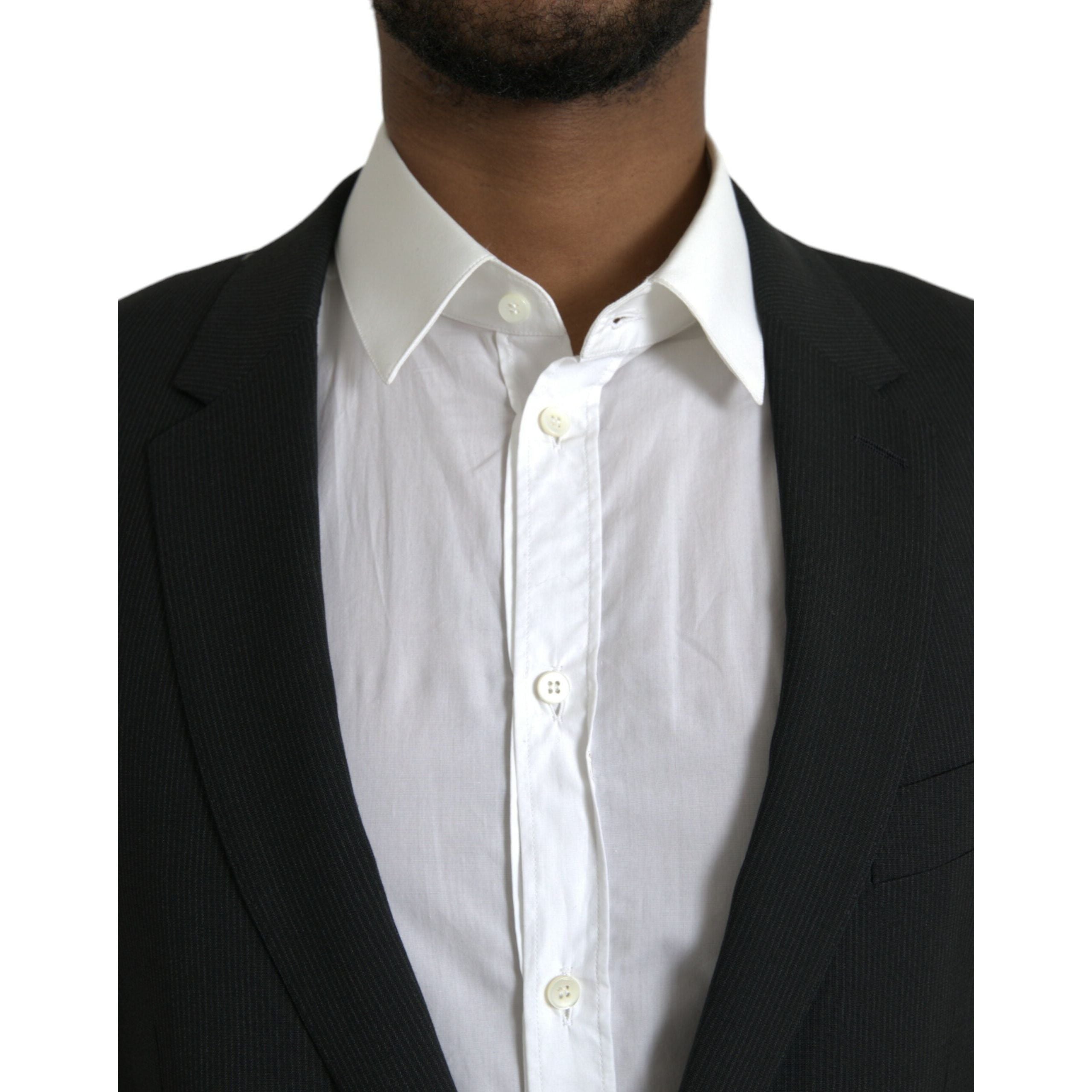 Dolce & Gabbana Blue Wool Blazer