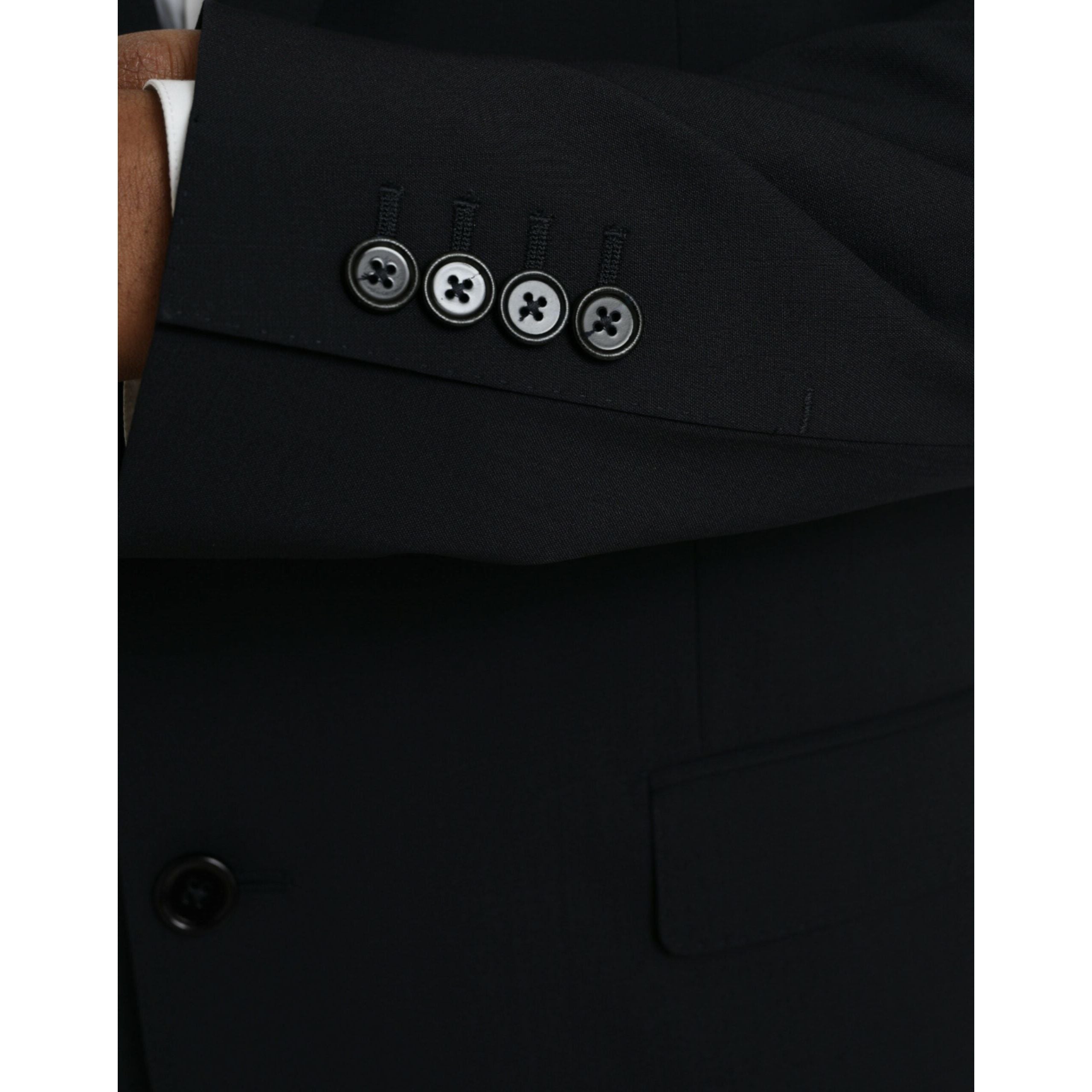 Dolce & Gabbana Blue MARTINI Wool Formal 2 Piece Suit