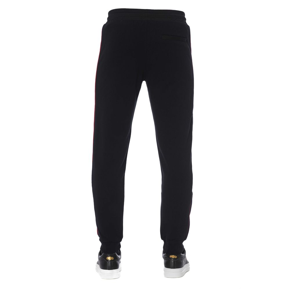 Trussardi Black Cotton Pants for Elevated Style