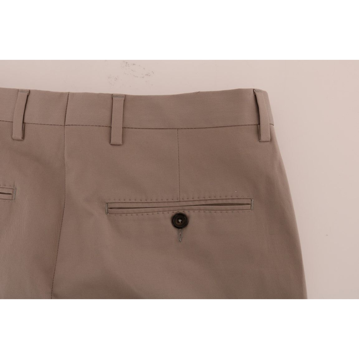 Dolce & Gabbana Beige Cotton Chinos Casual Pants