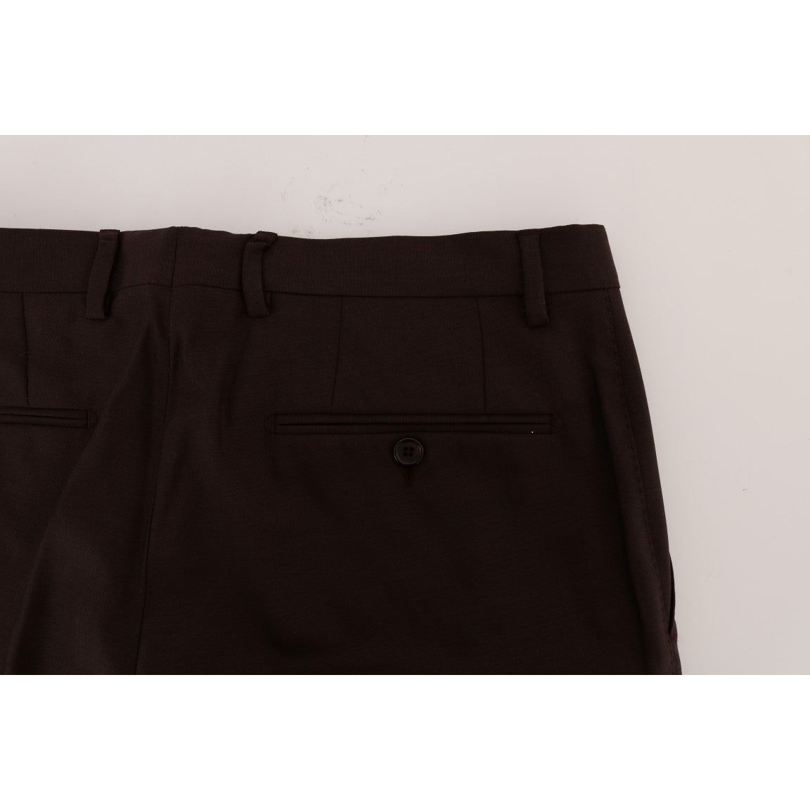 Dolce & Gabbana Purple Wool Formal Trousers