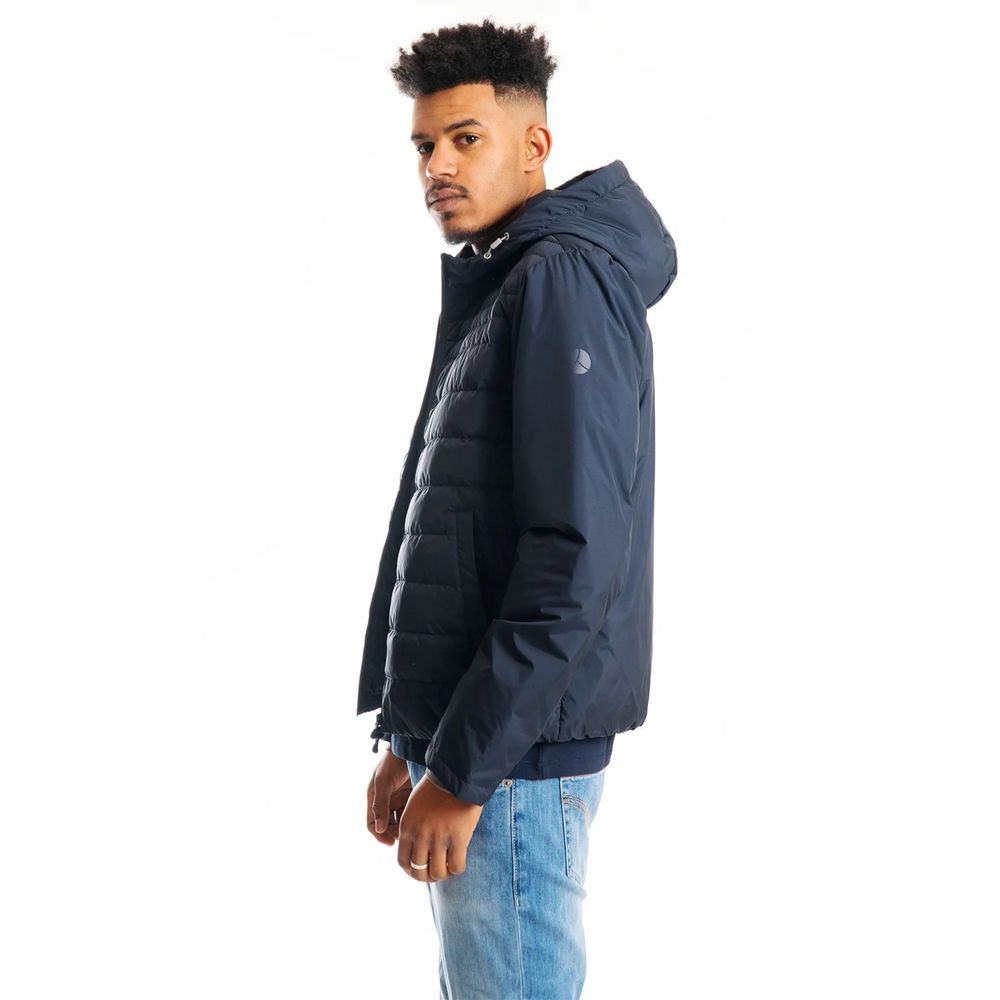 People Of Shibuya Sumptuous Blue Technical Fabric Jacket