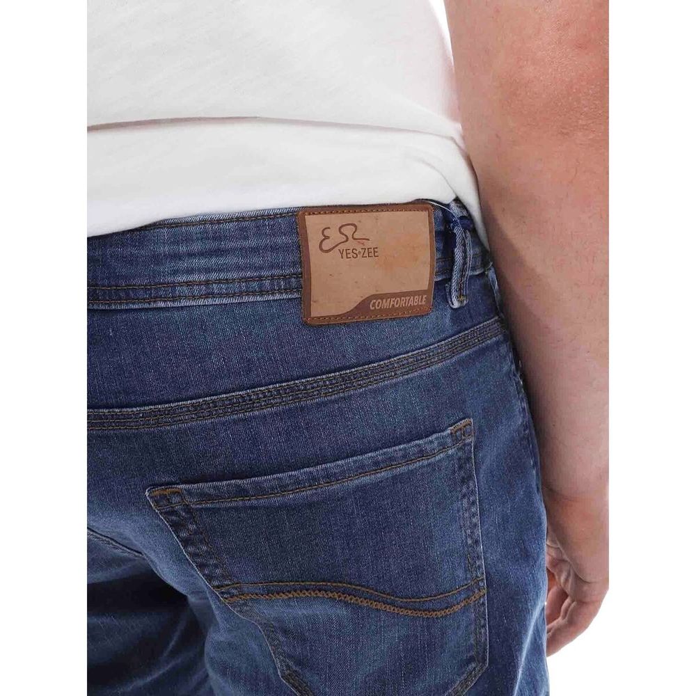 Yes Zee Medium Wash Cotton Denim Jeans for Effortless Style
