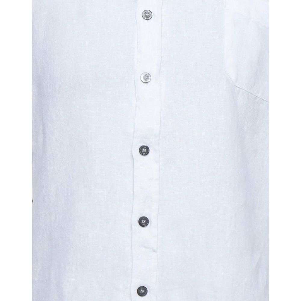 Alpha Studio White Linen Shirt for Effortless Style