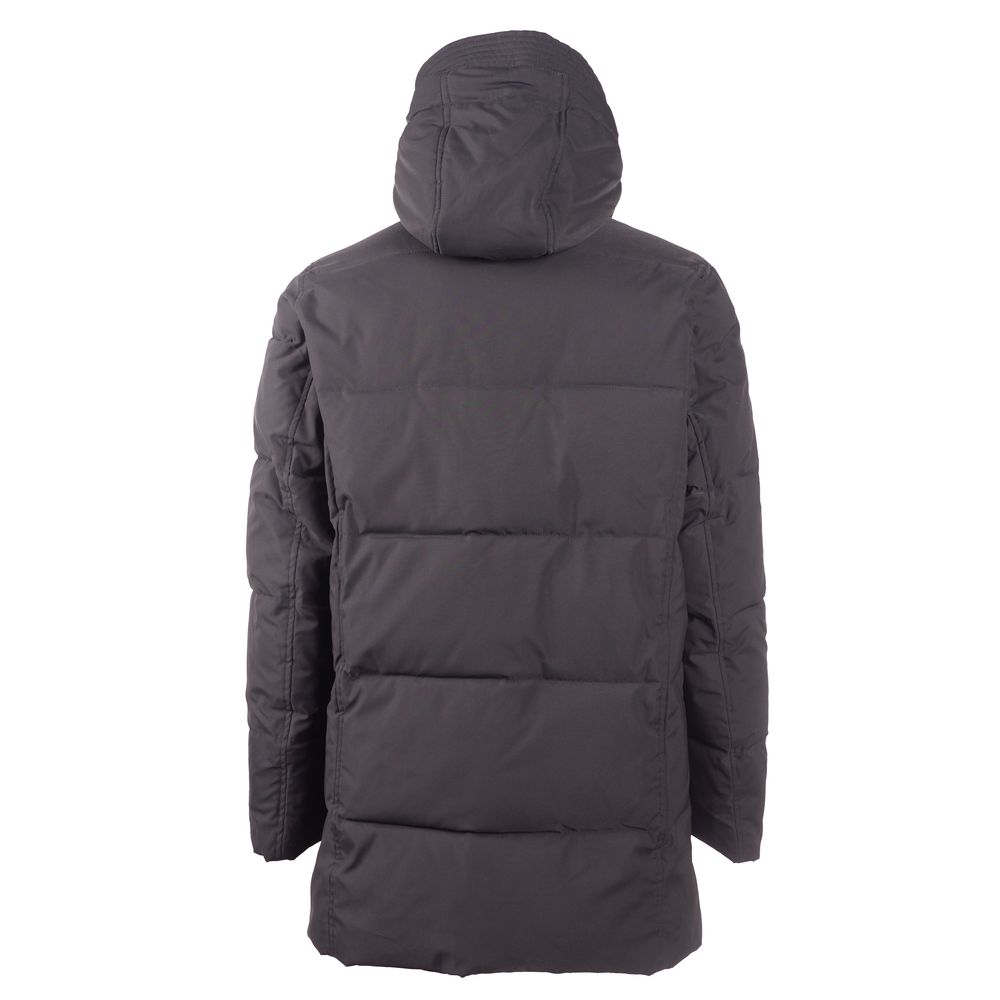 Emilio Romanelli Black Wool Jacket for Elevated Style