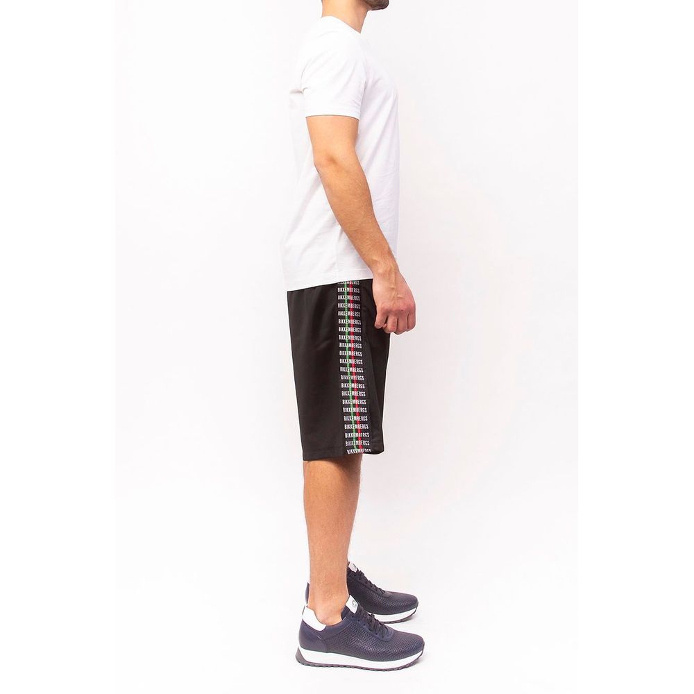 Bikkembergs Navy Technical Fabric Bermuda Shorts Luxe