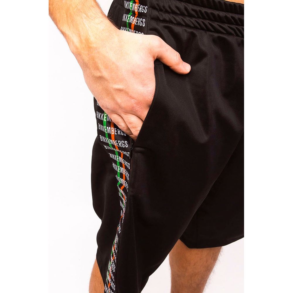 Bikkembergs Navy Technical Fabric Bermuda Shorts Luxe