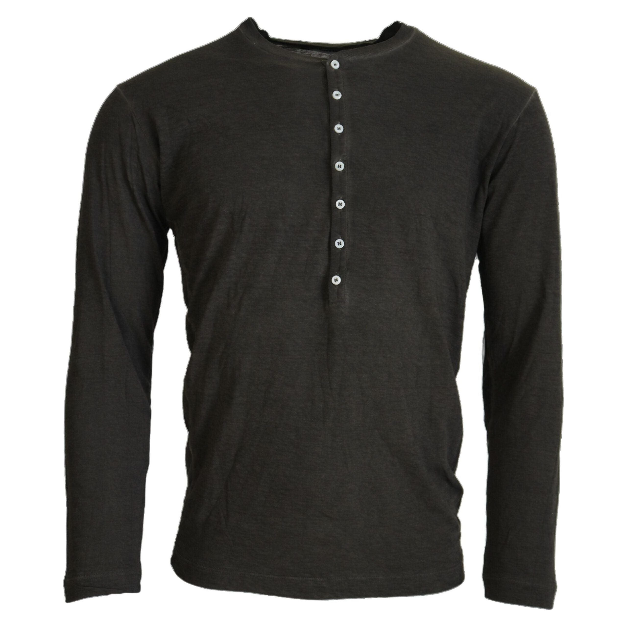 Dsquared² Gray Cotton Linen Long Sleeves Pullover Sweater