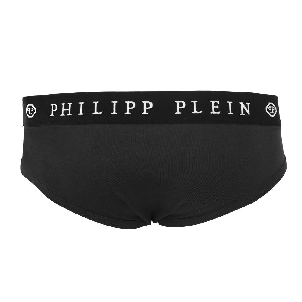 Philipp Plein Black Cotton Boxer Short Pack Essentials