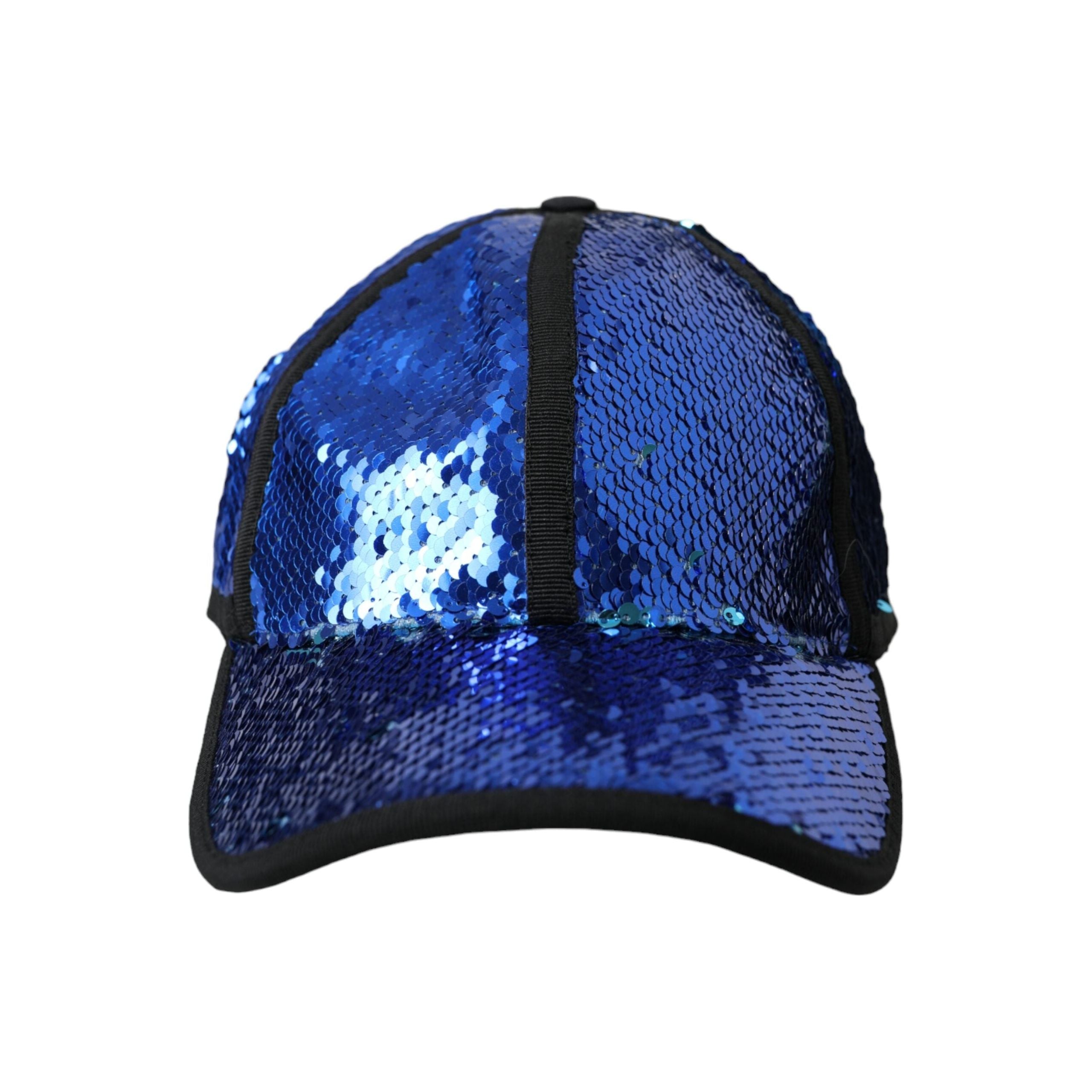 Dolce & Gabbana Royal Blue Sequin Baseball Hat