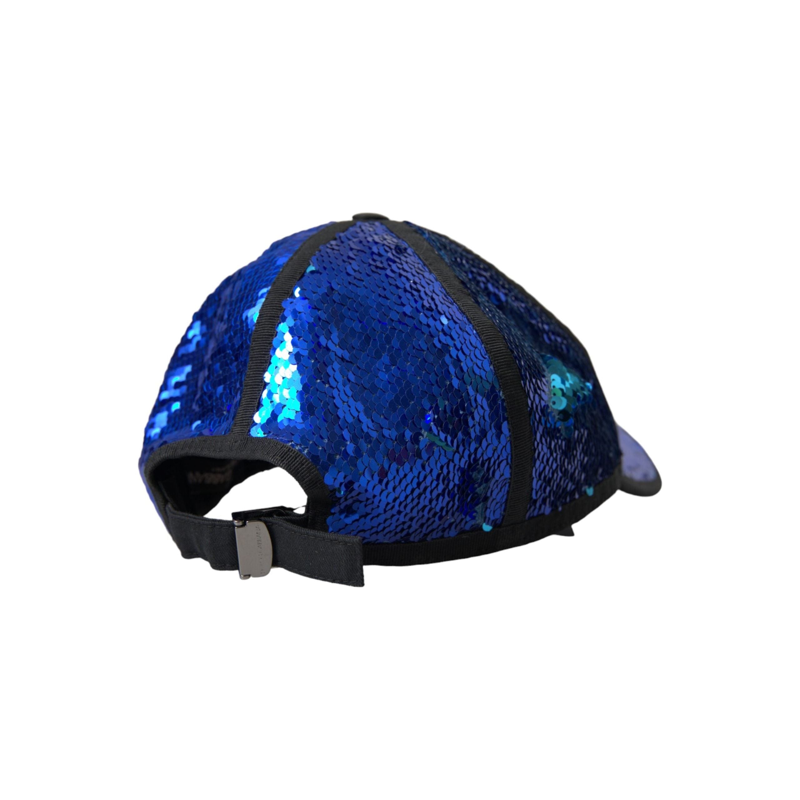 Dolce & Gabbana Royal Blue Sequin Baseball Hat