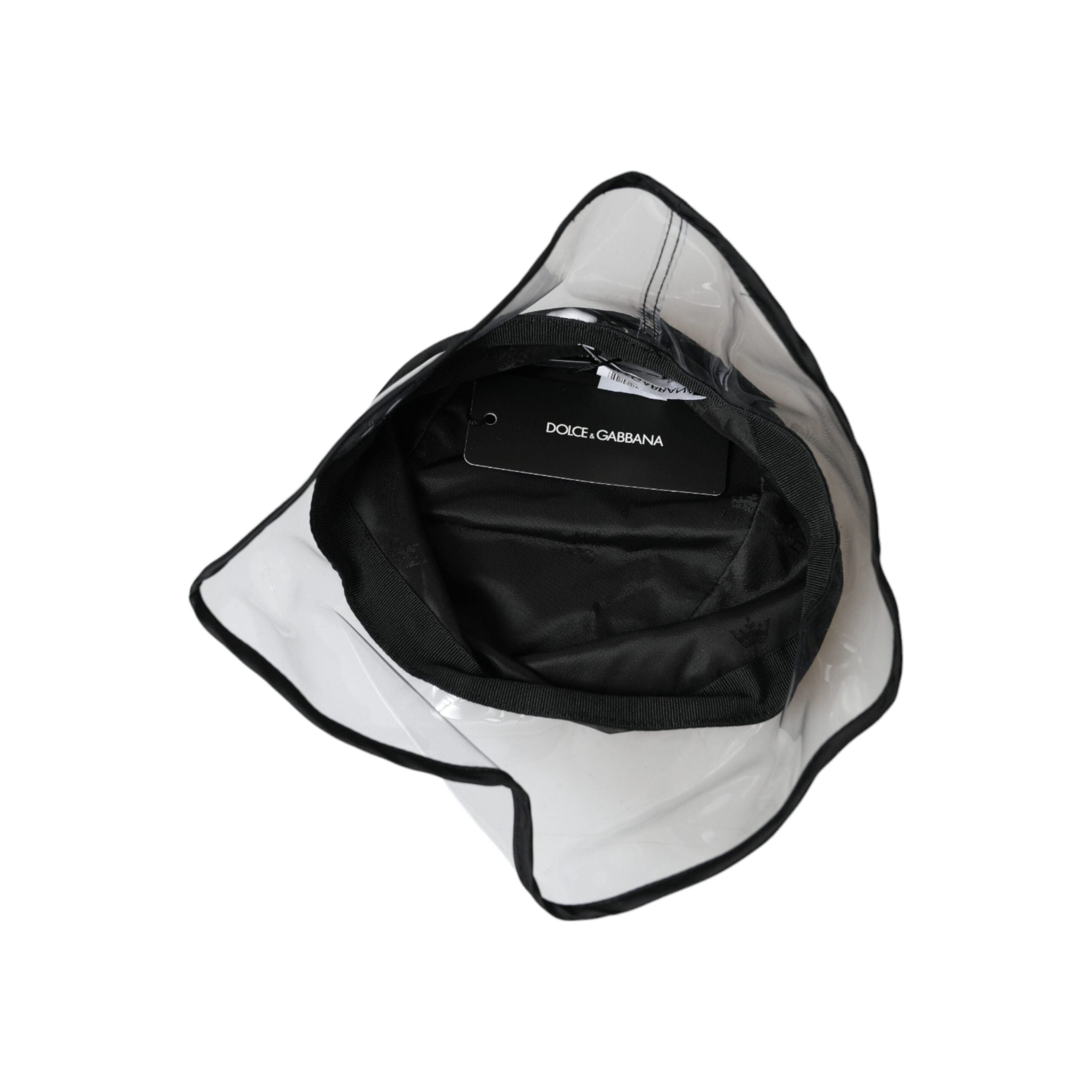 Dolce & Gabbana Black Cotton Bucket Hat for Elevated Style