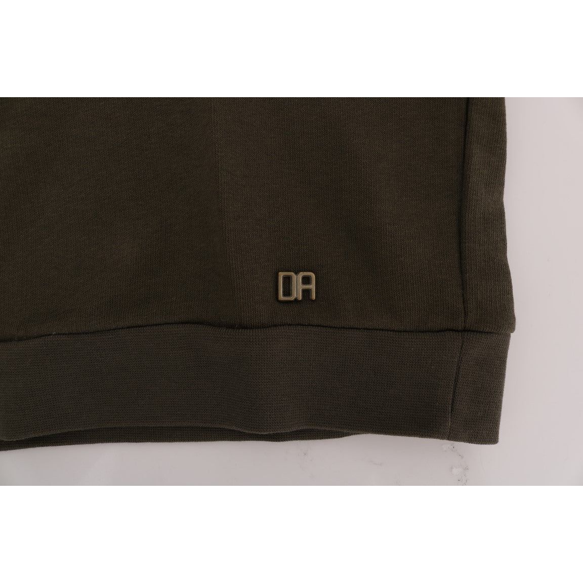 Daniele Alessandrini Green Cotton Hooded Sweater