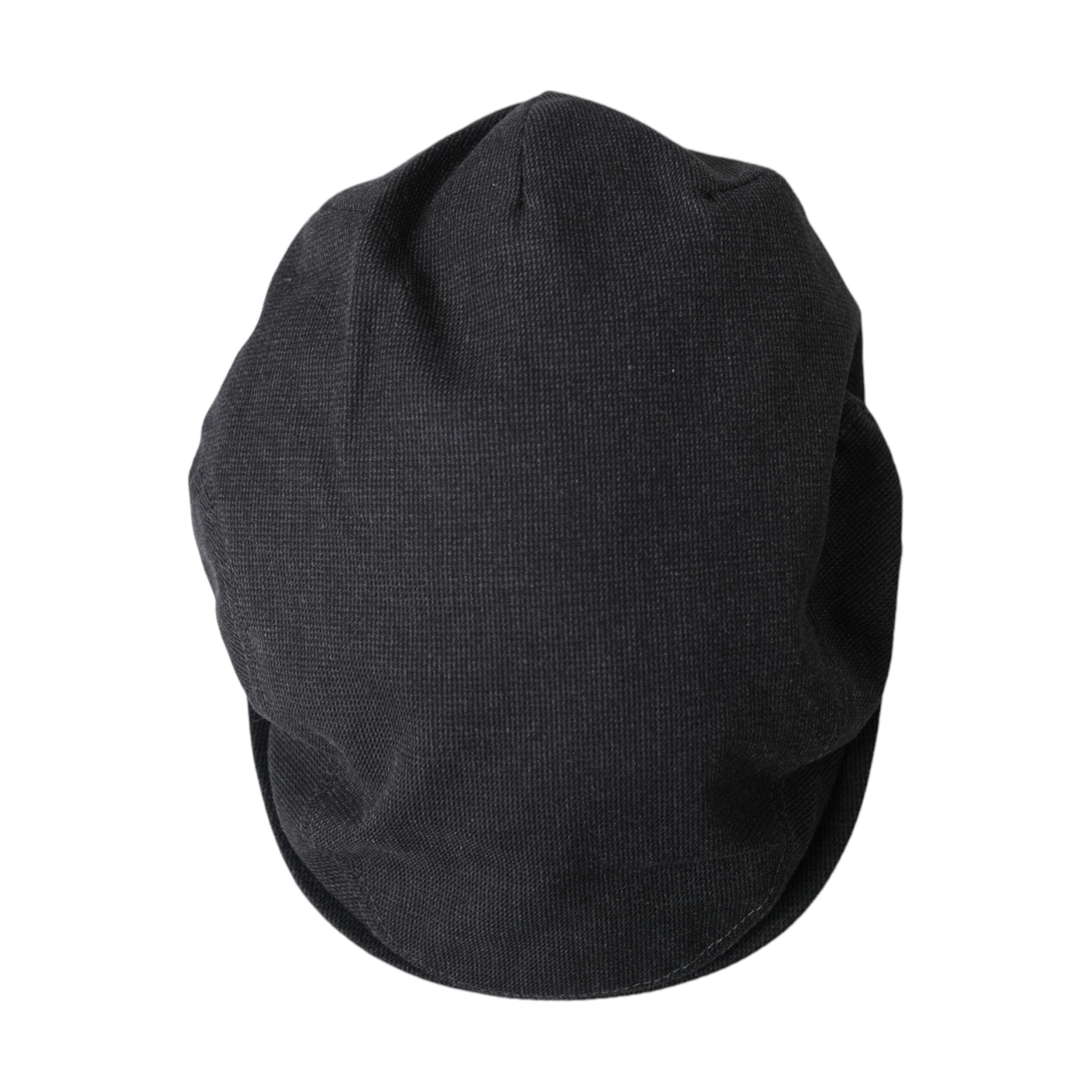 Dolce & Gabbana Gray Cotton Cloth Newsboy Hat