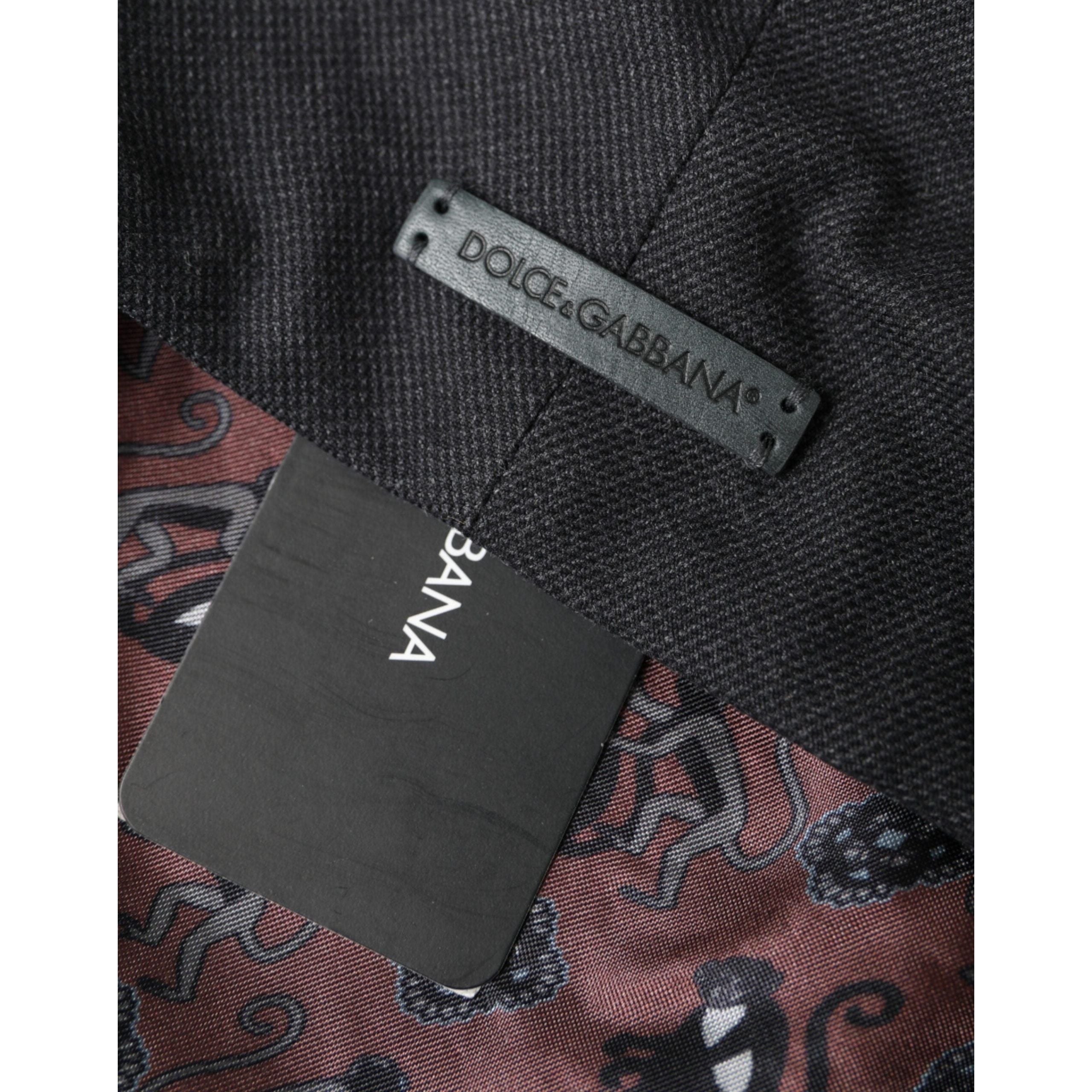 Dolce & Gabbana Gray Cotton Cloth Newsboy Hat
