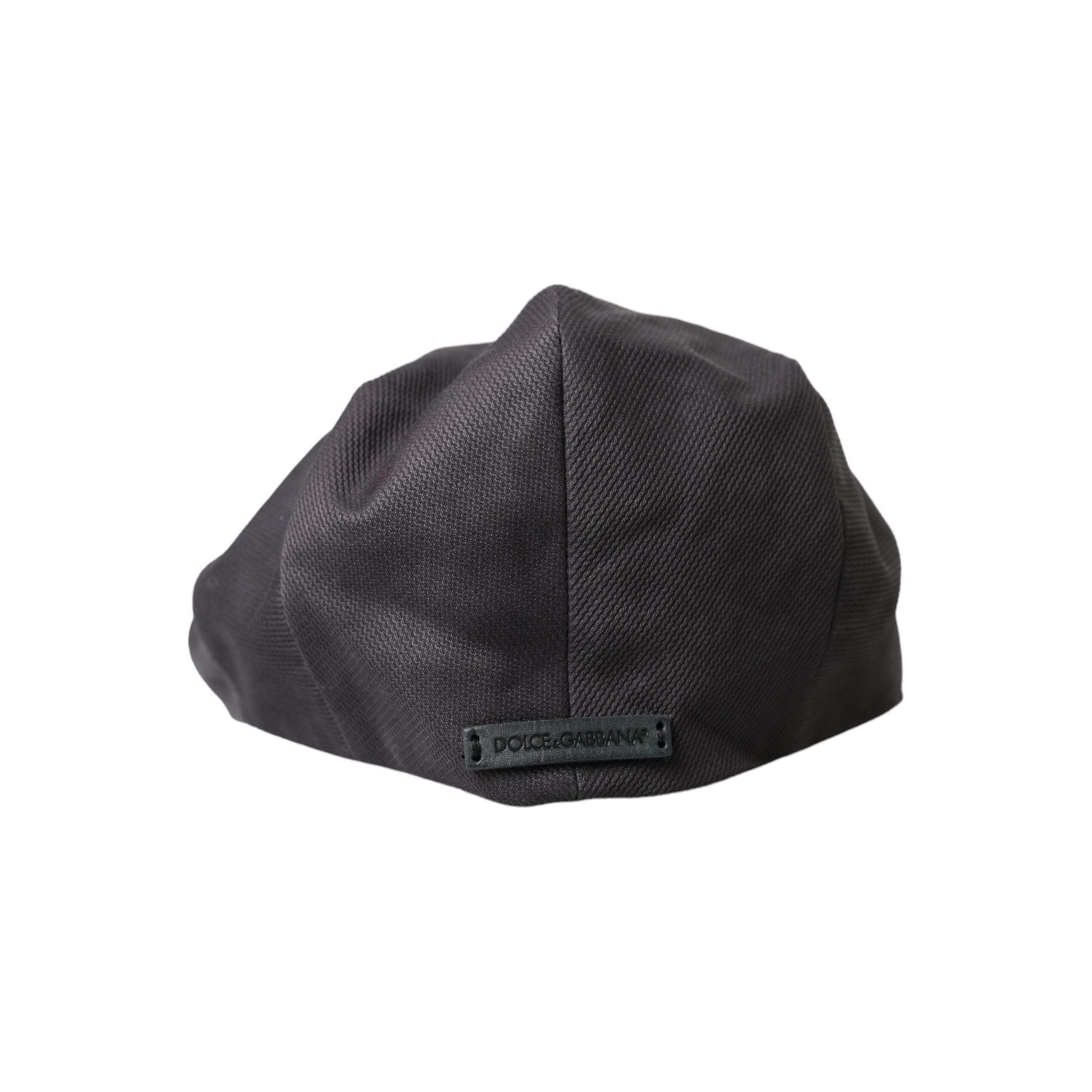 Dolce & Gabbana Gray Cotton Cloth Newsboy Hat