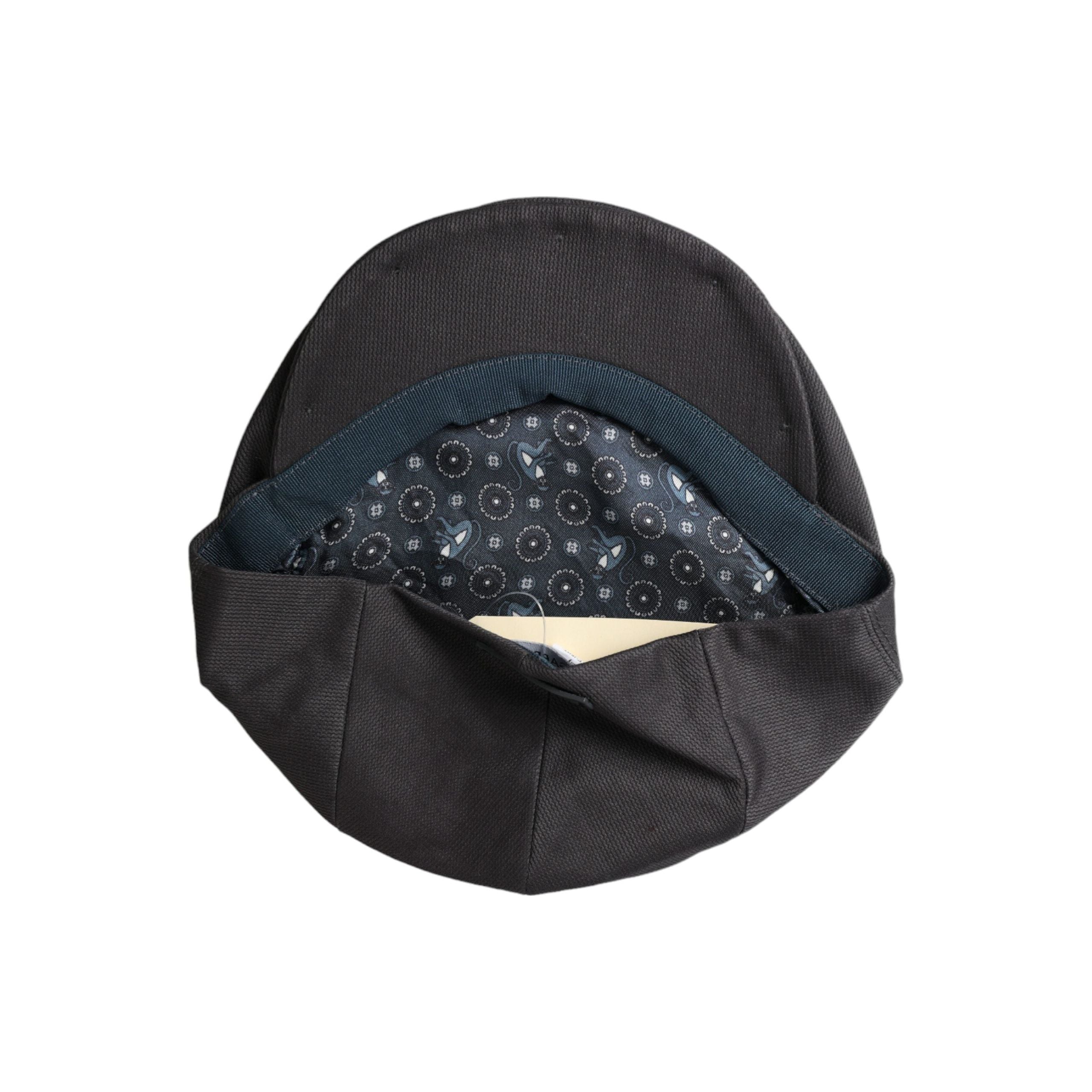 Dolce & Gabbana Gray Cotton Cloth Newsboy Hat